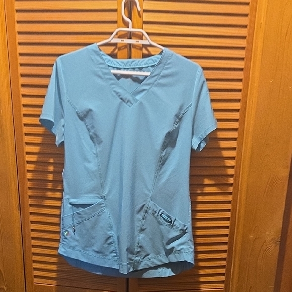 Teal Scrubletics V-Neck Scrub - Picture 1 of 4